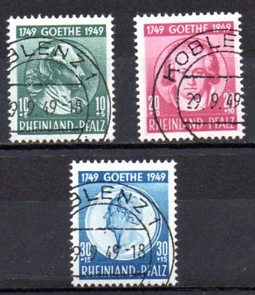 RHEINLAND Nº Michel 46/48 (o) 
